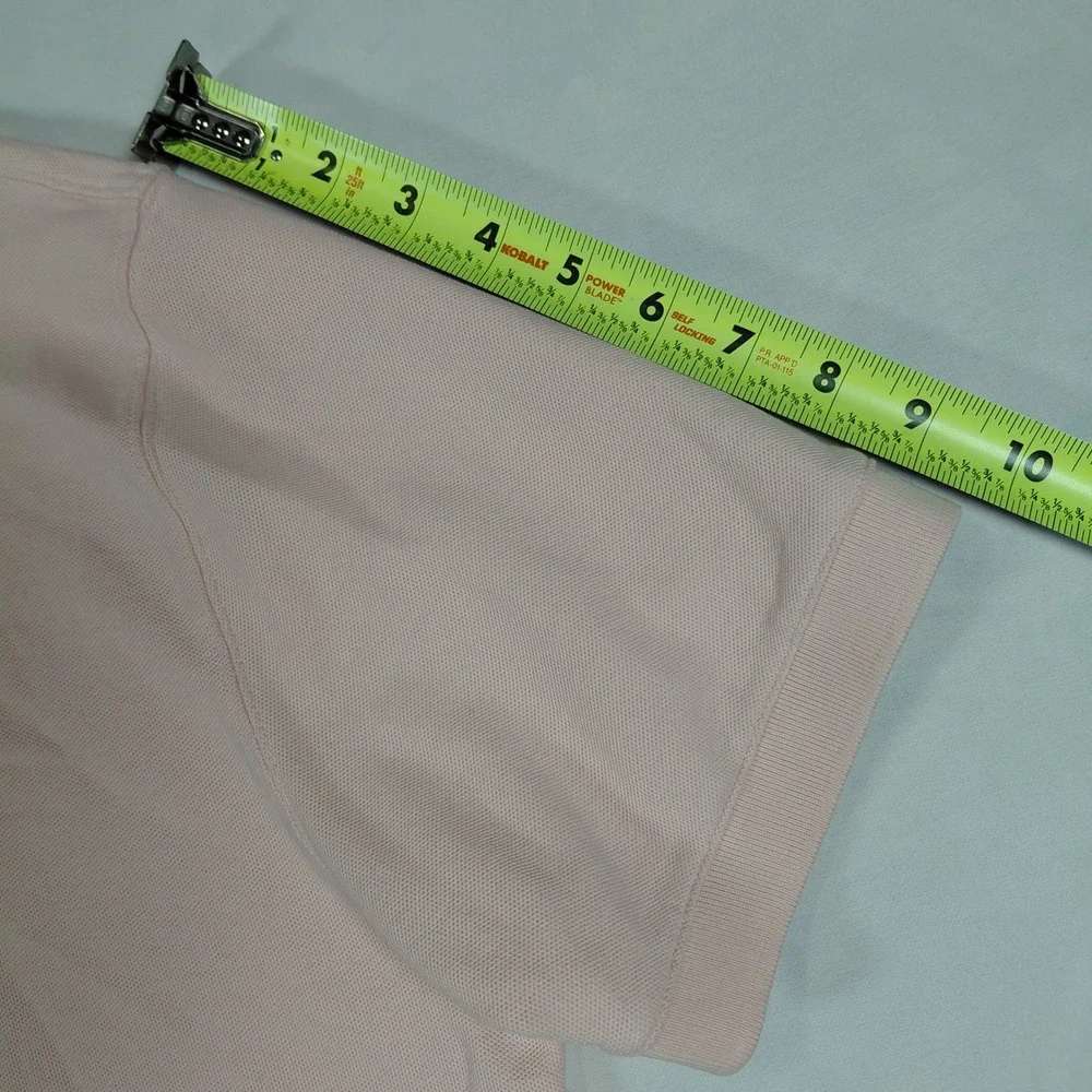 Patagonia Mens XL Pink Organic‎ Cotton Short Sleeve Pique Polo Shirt